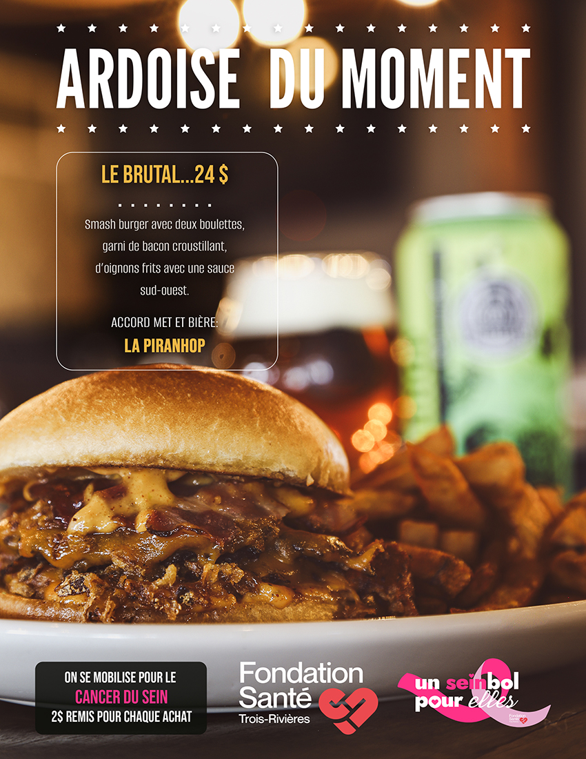 Ardoise - Ô Quai des Brasseurs