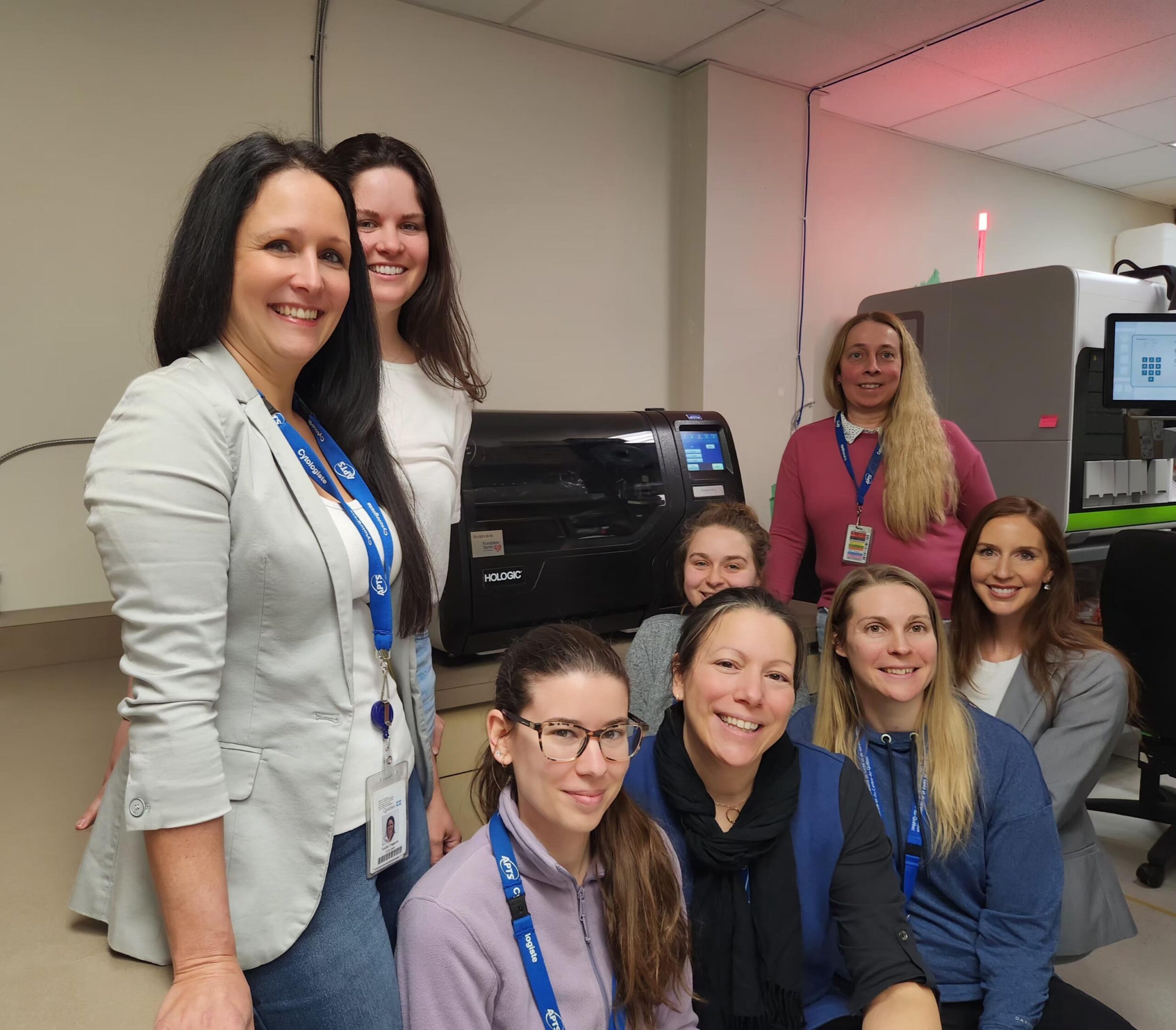 Photo de l’équipe de cytologie